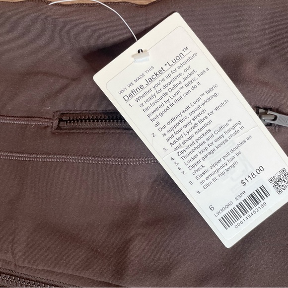 Define Jacket Luon color espresso size 6 - Picture 6 of 7